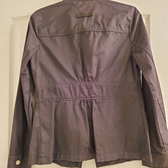 Tommy Hilfiger Black Fitted Spring Jacket - Picture 2 of 5